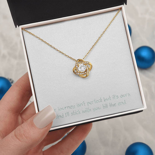 Our Unbreakable Bond – Personalized Love Knot Necklace