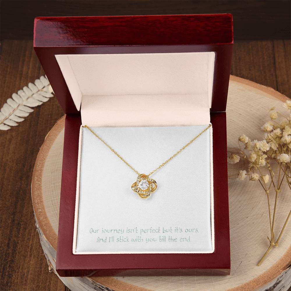 Our Unbreakable Bond – Personalized Love Knot Necklace