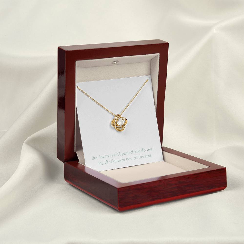 Our Unbreakable Bond – Personalized Love Knot Necklace