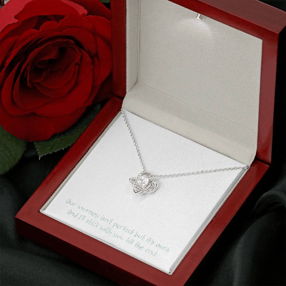 Our Unbreakable Bond – Personalized Love Knot Necklace