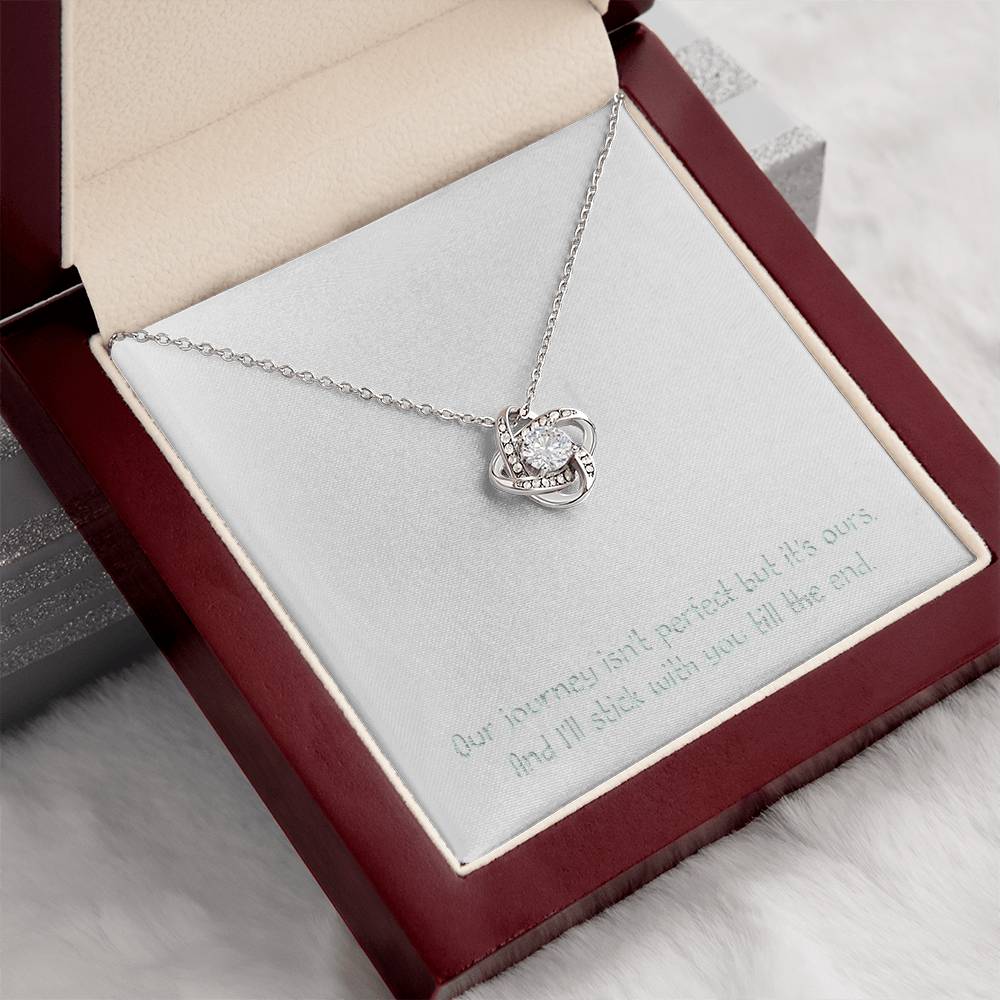 Our Unbreakable Bond – Personalized Love Knot Necklace