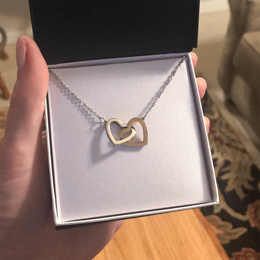 Heart to Heart Forever – Personalized Interlocking Hearts Necklace