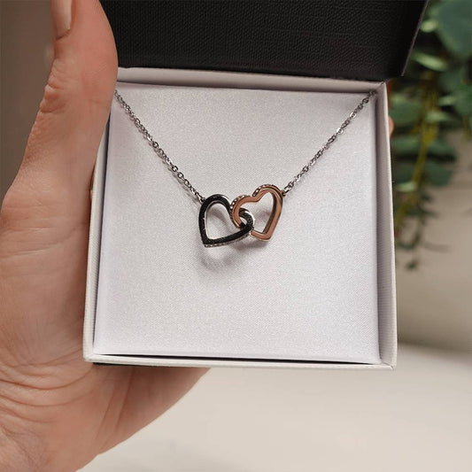 Souls Entwined – Personalized Interlocking Hearts Necklace