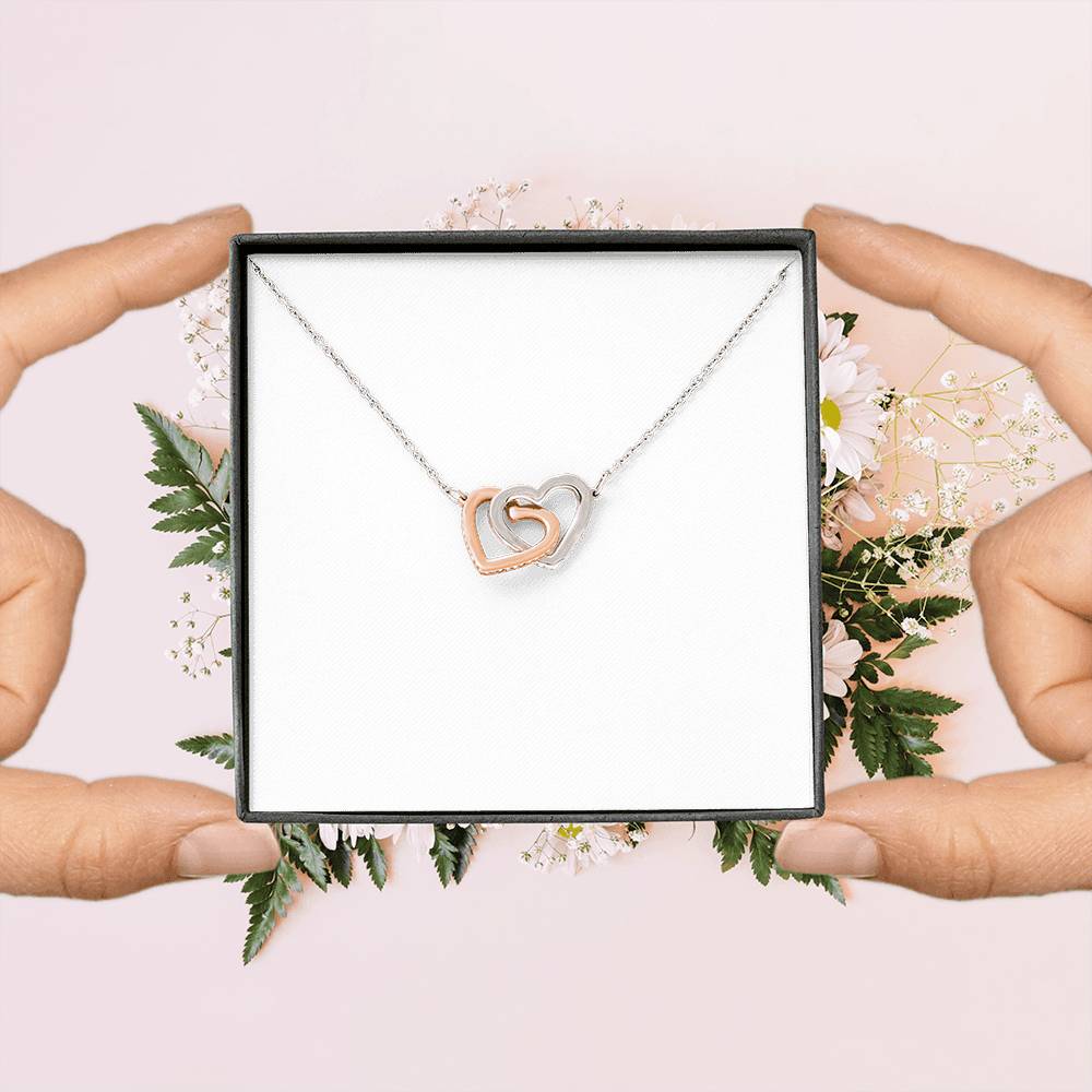 Hearts Entwined Forever – Personalized Interlocking Hearts Necklace