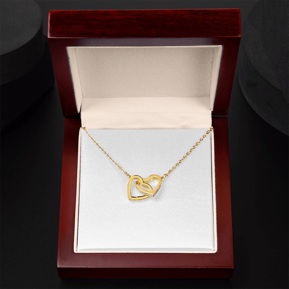 Hearts Entwined Forever – Personalized Interlocking Hearts Necklace