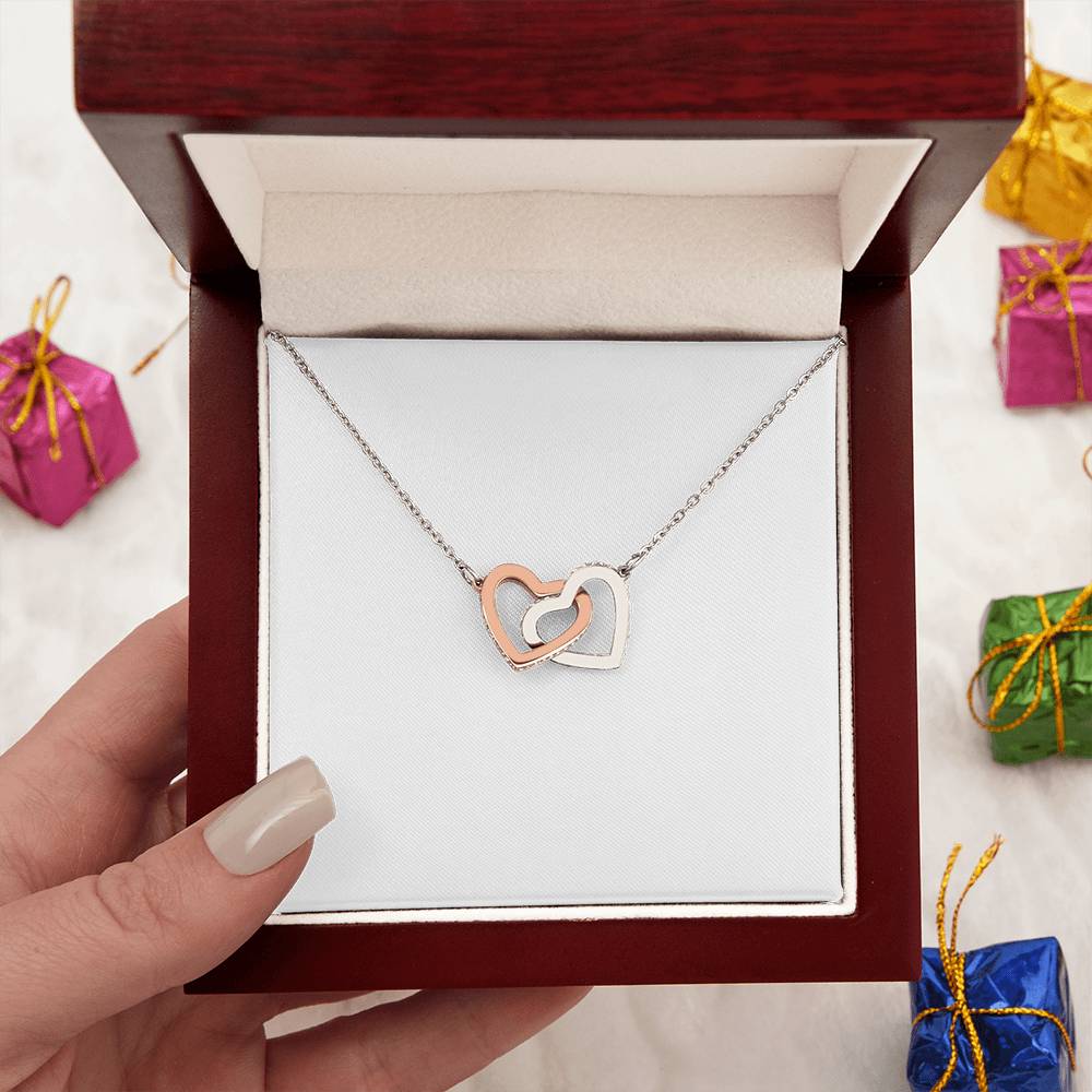 Heart to Heart Forever – Personalized Interlocking Hearts Necklace