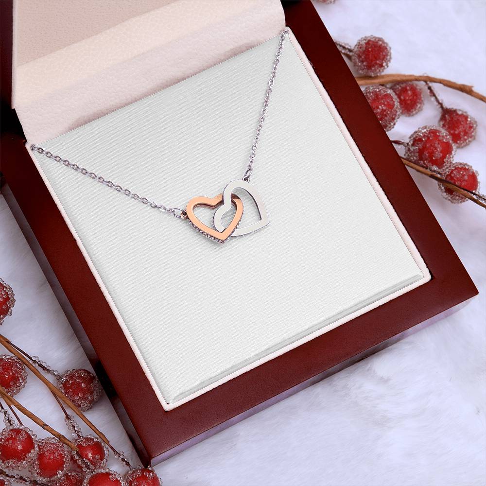 Heart to Heart Forever – Personalized Interlocking Hearts Necklace