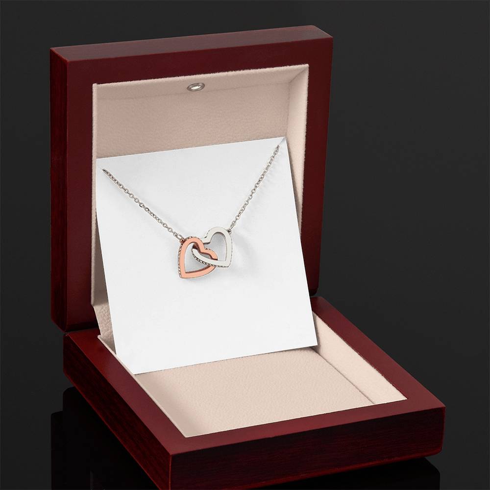 Souls Entwined – Personalized Interlocking Hearts Necklace