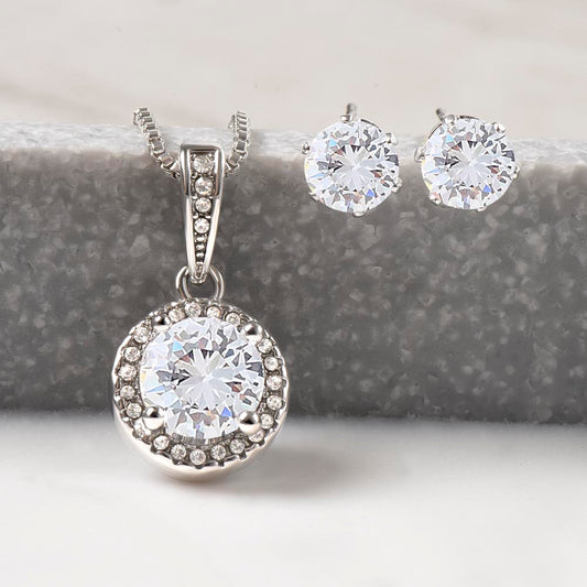 Hopeful Pair – Eternal Hope Necklace & Earring Bundle