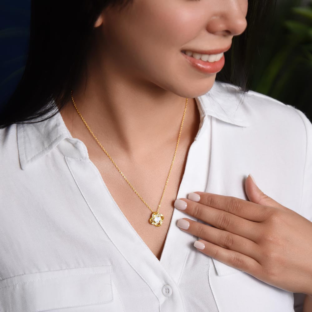 Tied Together Forever – Love Knot Necklace
