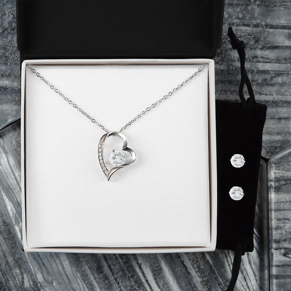 Forever Pairing – Forever Love Necklace & Earring Bundle
