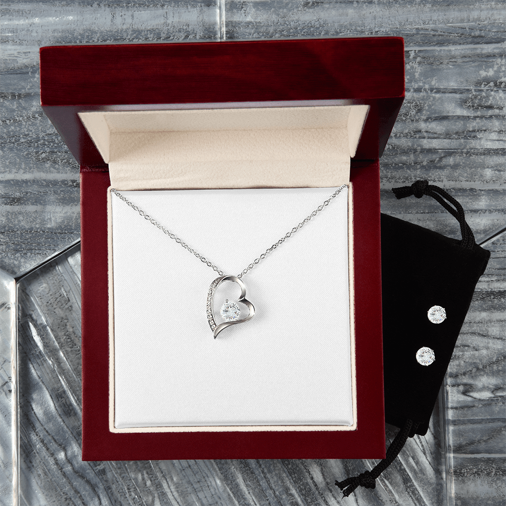 Forever Pairing – Forever Love Necklace & Earring Bundle