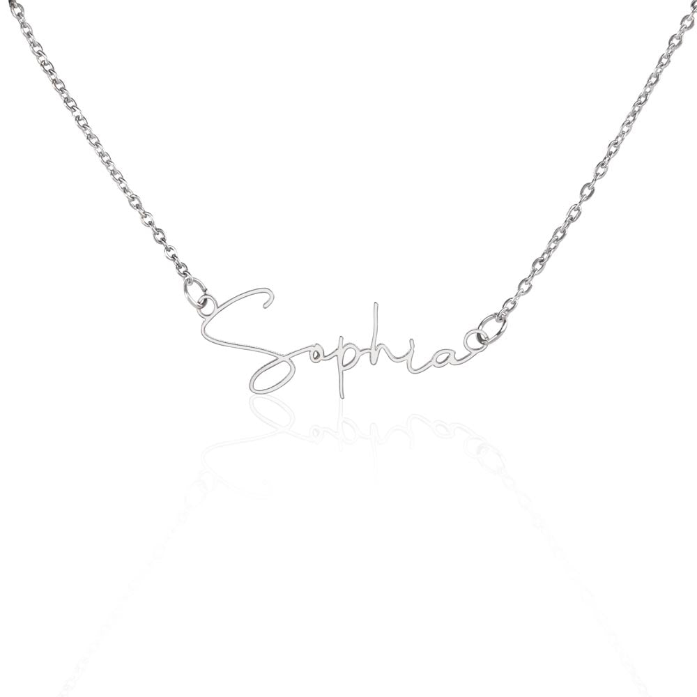 Her Name, Her Way – Signature Style Name Necklace