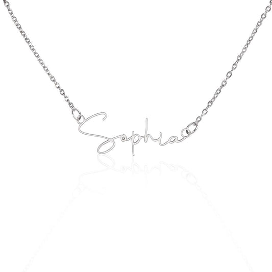 Her Name, Her Way – Signature Style Name Necklace