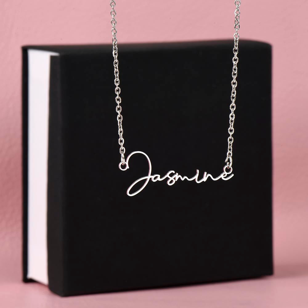 Her Name, Her Way – Signature Style Name Necklace