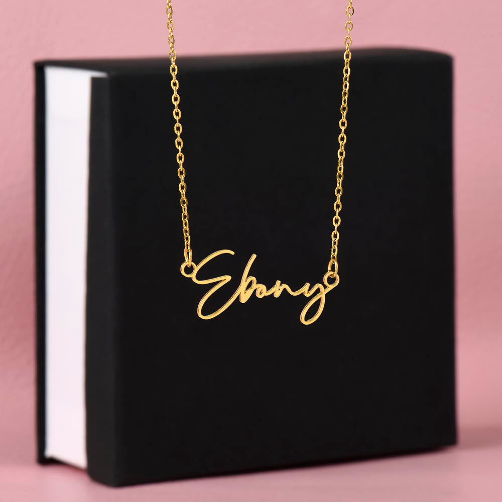 Her Name, Her Way – Signature Style Name Necklace