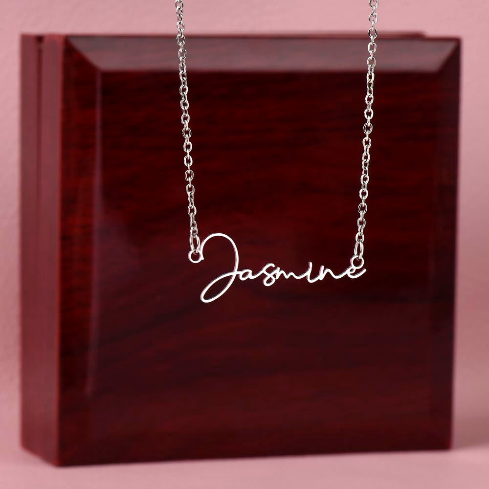 Her Name, Her Way – Signature Style Name Necklace