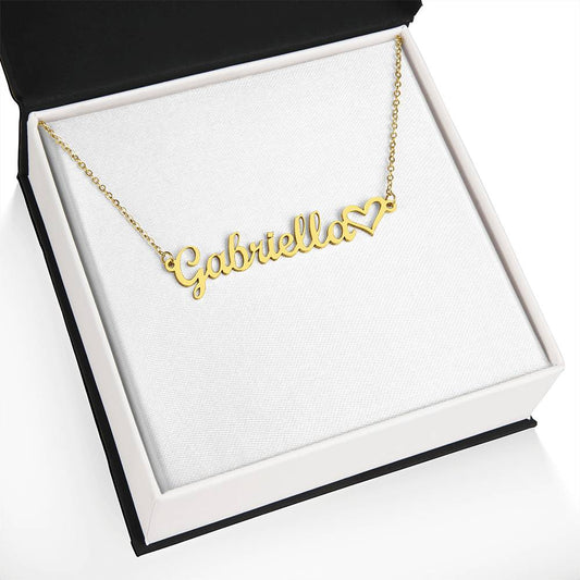 A Heart With Her Name – Personalized Heart Name Necklace