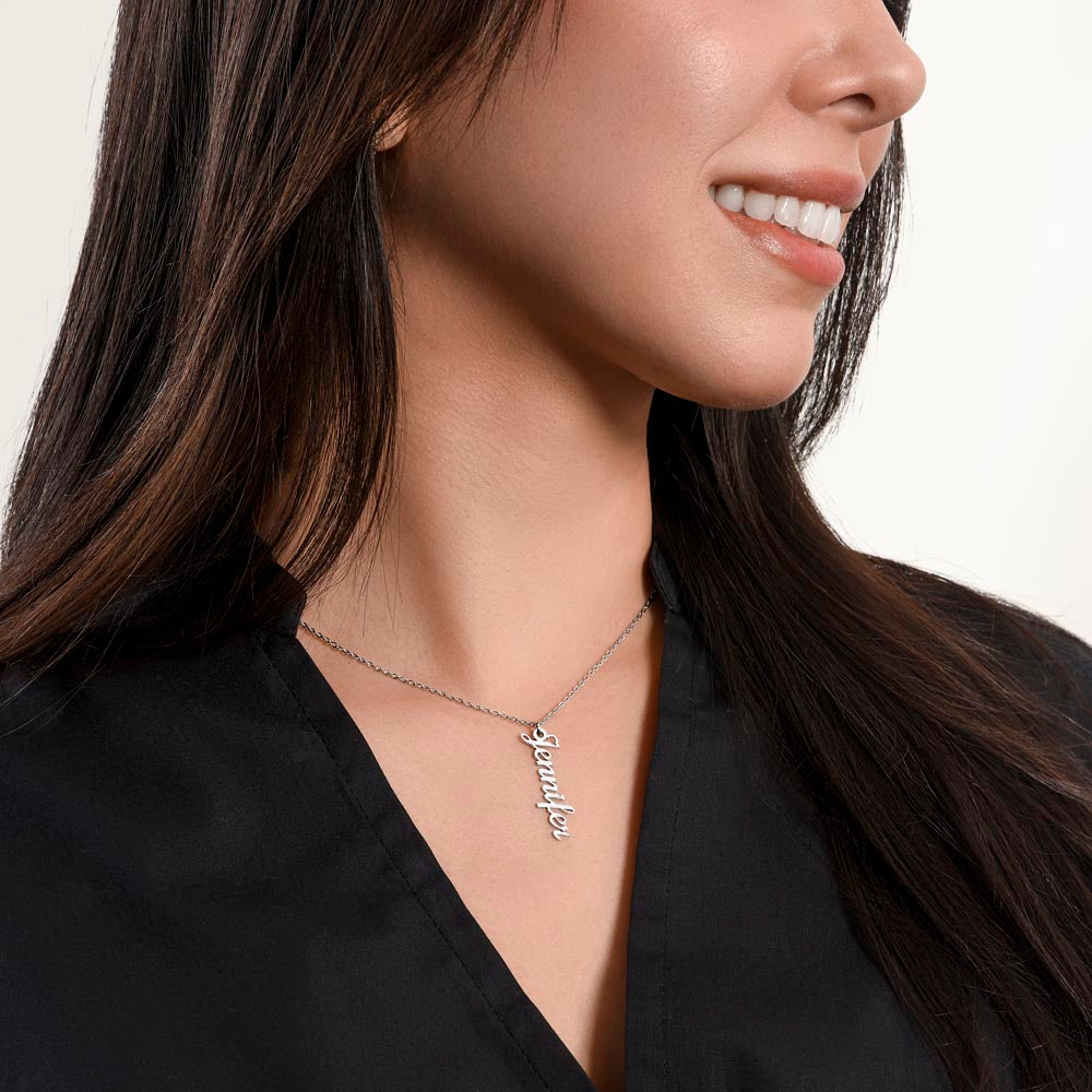 Every Name We Love – Multi Vertical Name Necklace