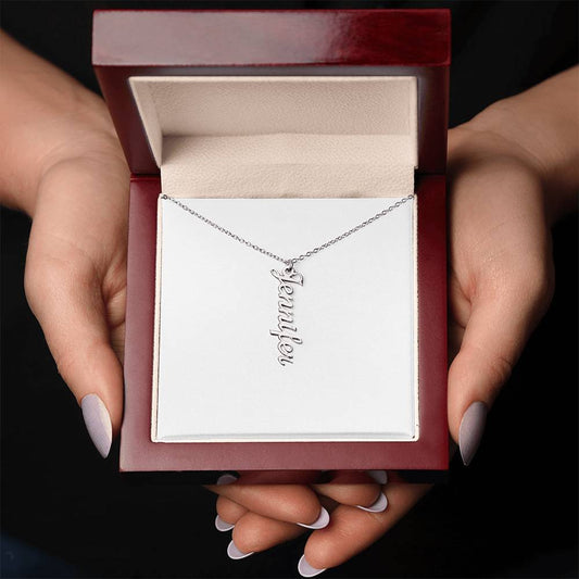 Every Name We Love – Multi Vertical Name Necklace