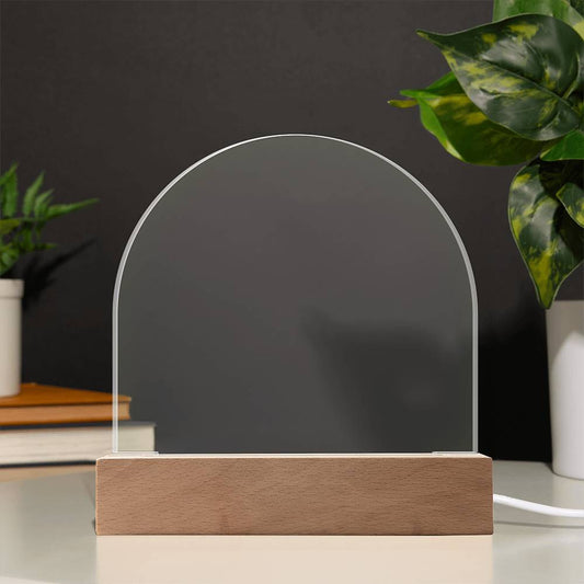 Love Under Glass – Acrylic Dome Plaque
