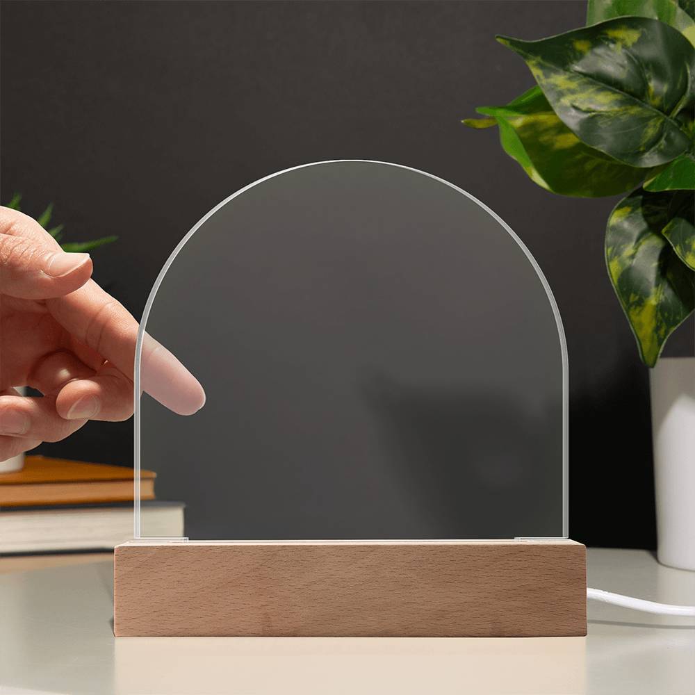 Love Under Glass – Acrylic Dome Plaque