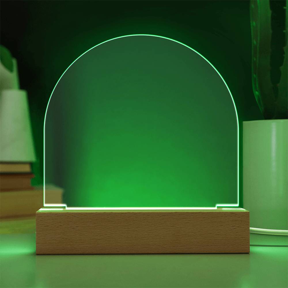 Love Under Glass – Acrylic Dome Plaque