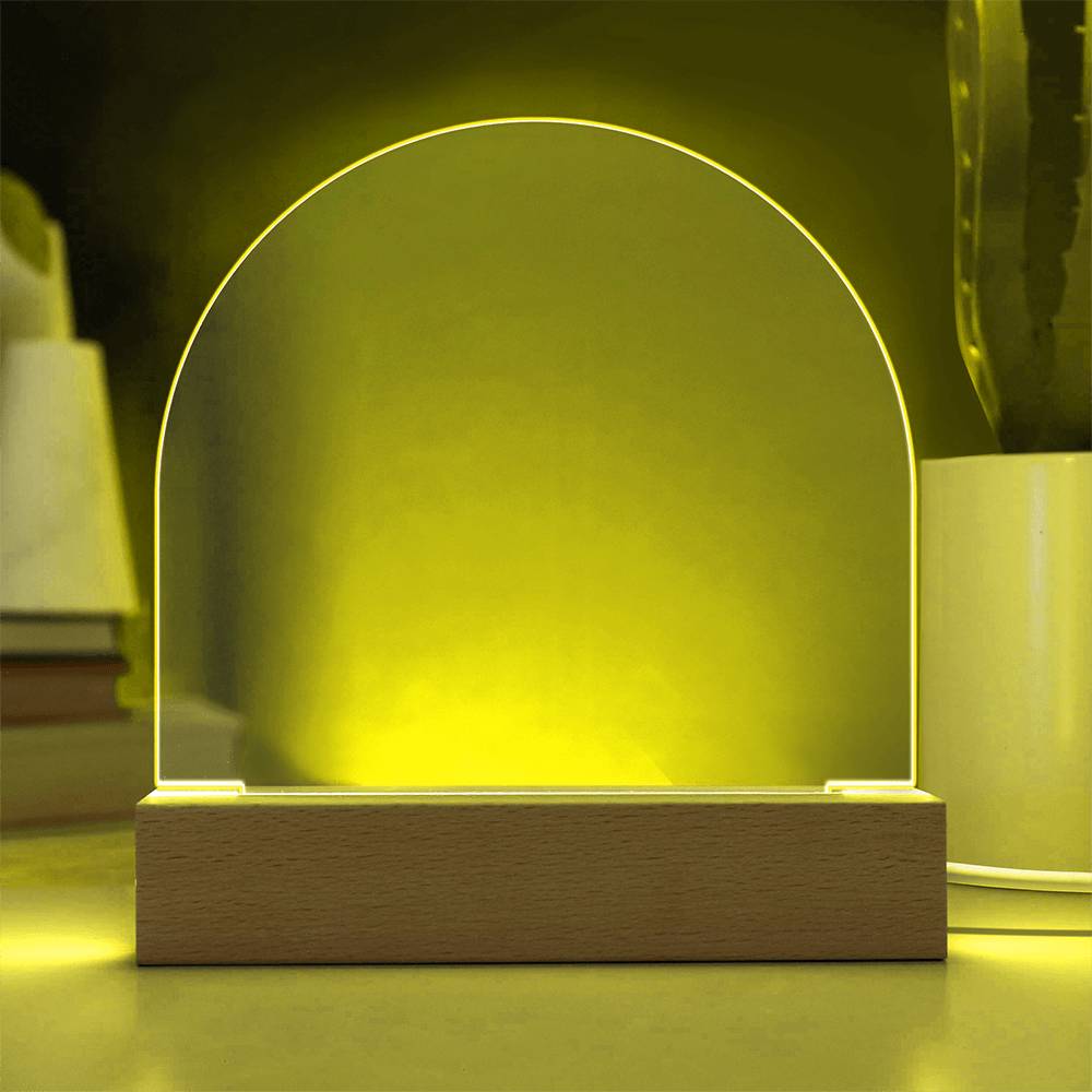 Love Under Glass – Acrylic Dome Plaque