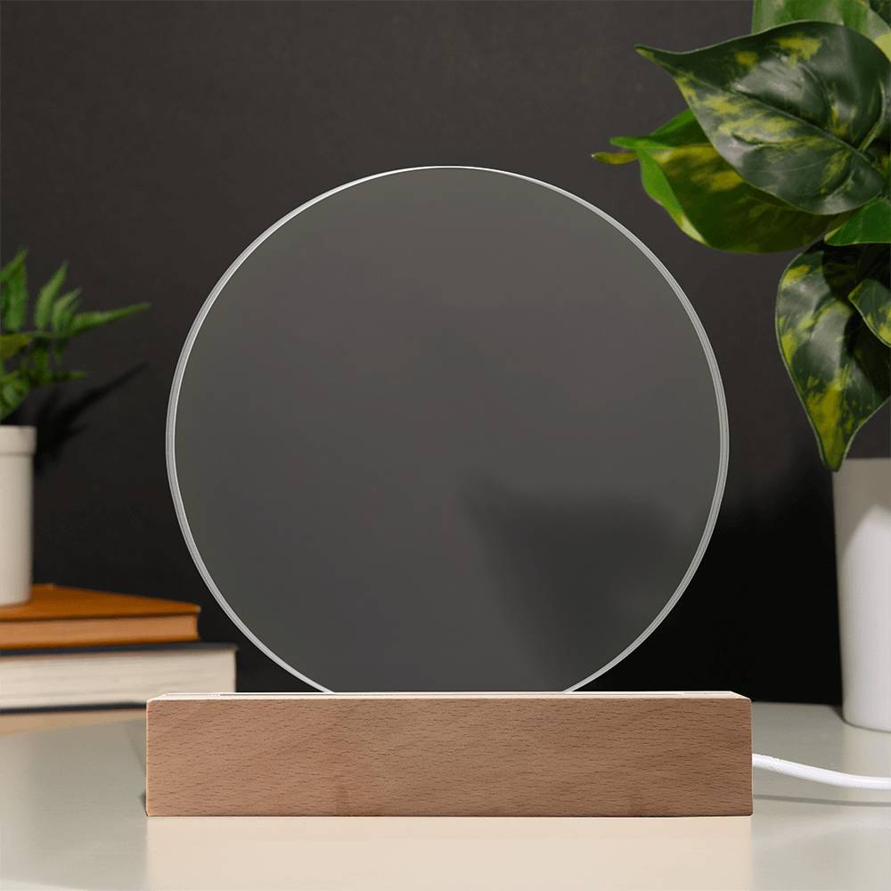 Full Circle Love – Acrylic Circle Plaque