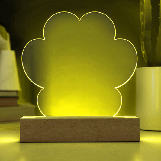 Paws Remembered – Acrylic Paw Print Plaque