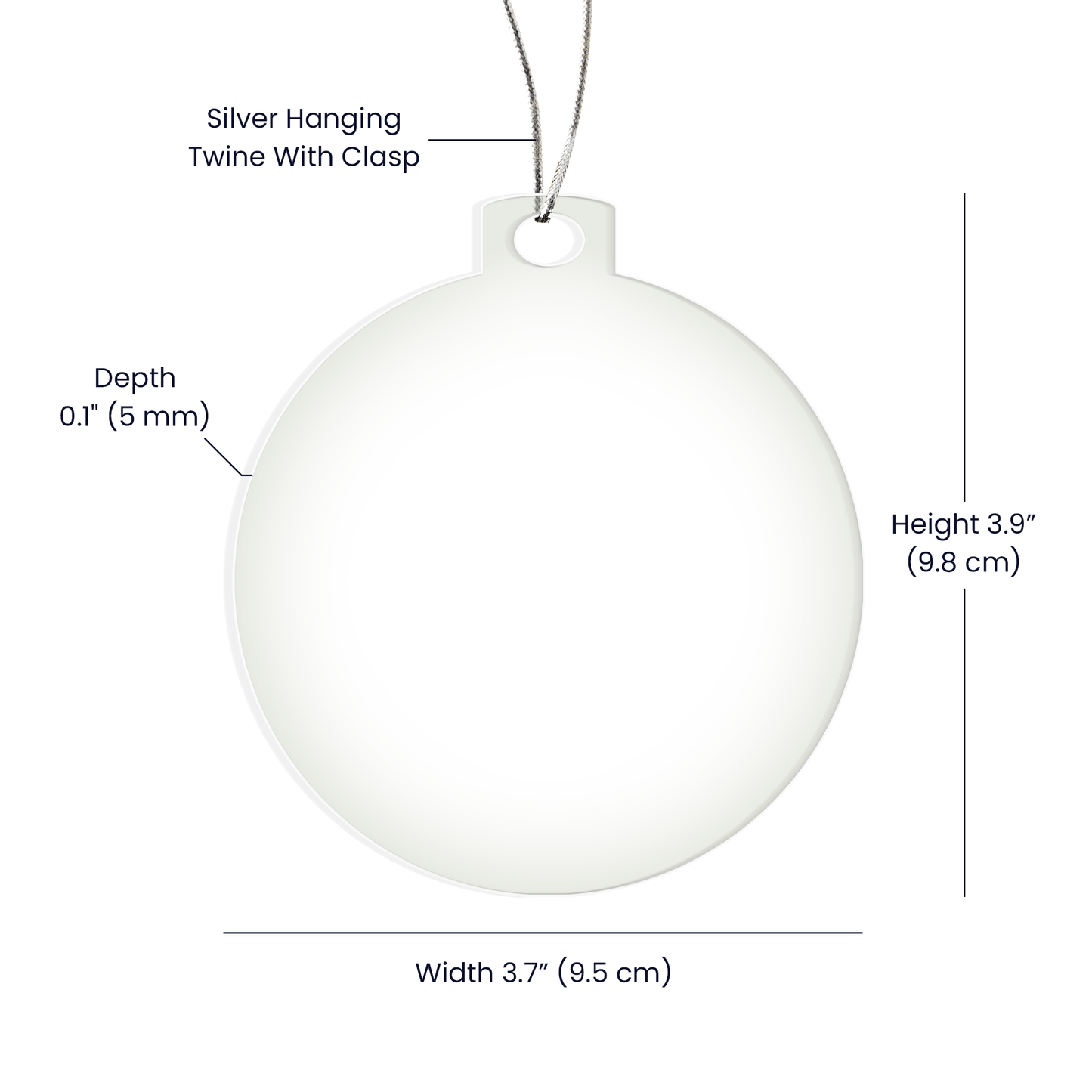 Glow of Us – Acrylic Bulb Ornament