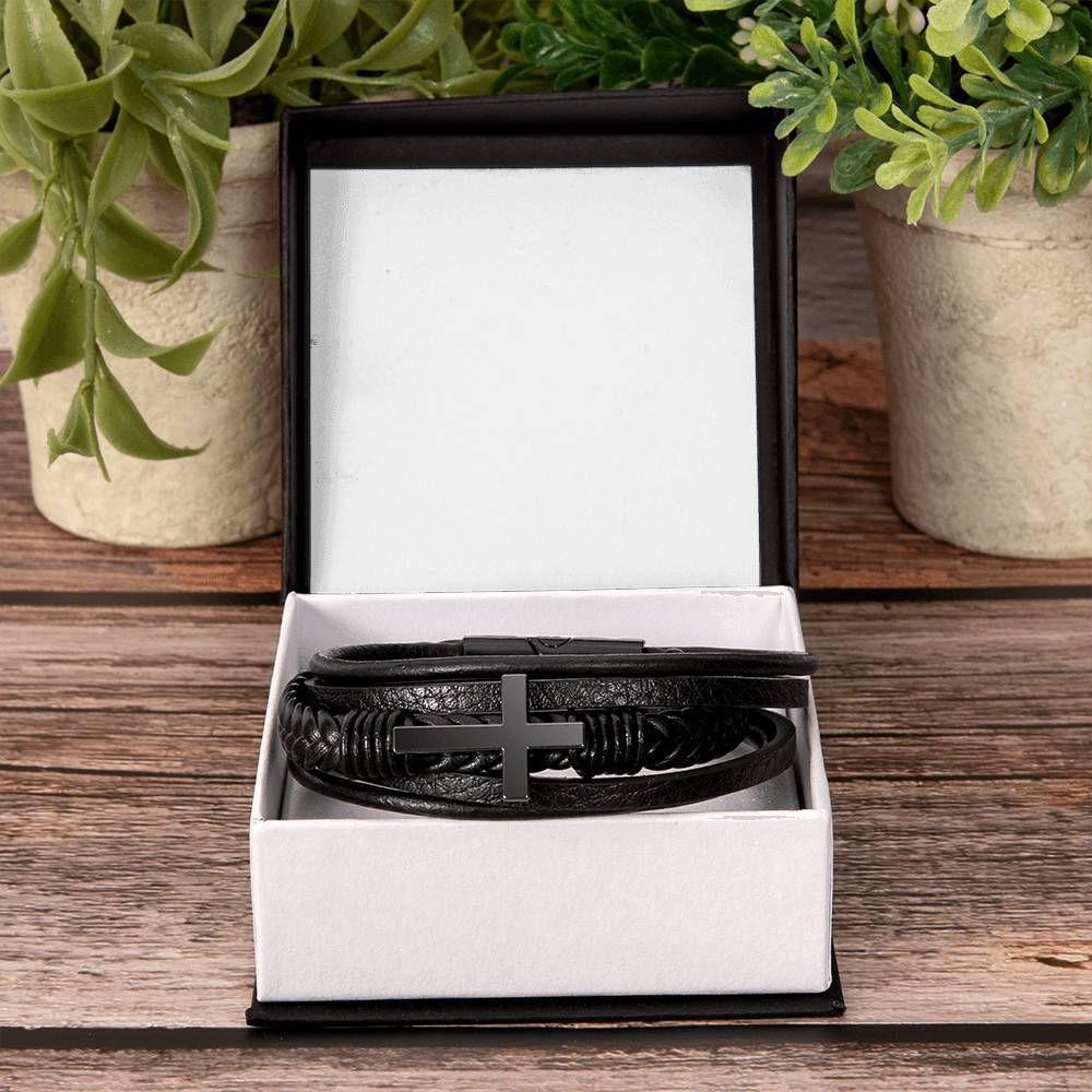 Faithful Love – Personalized Cross Bracelet