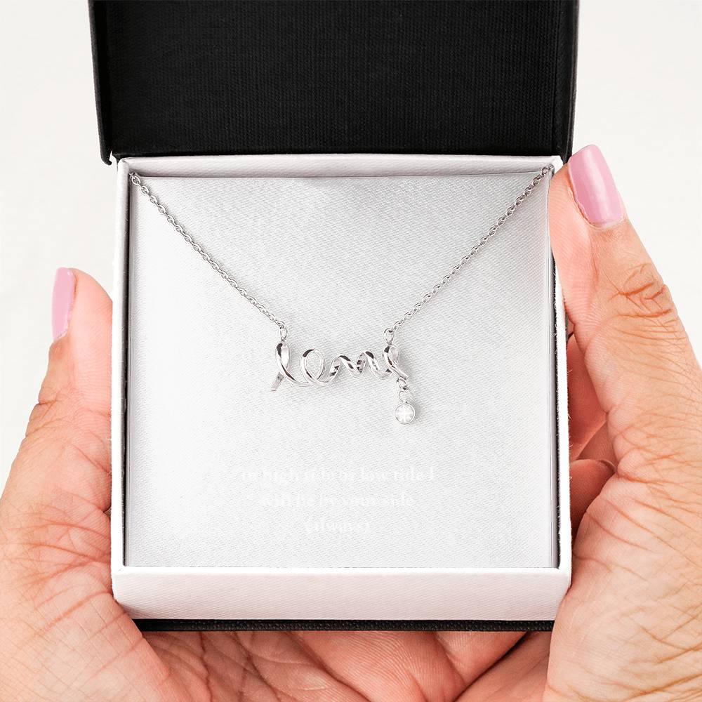 Written in the Stars – Personalized Scripted Love Necklace