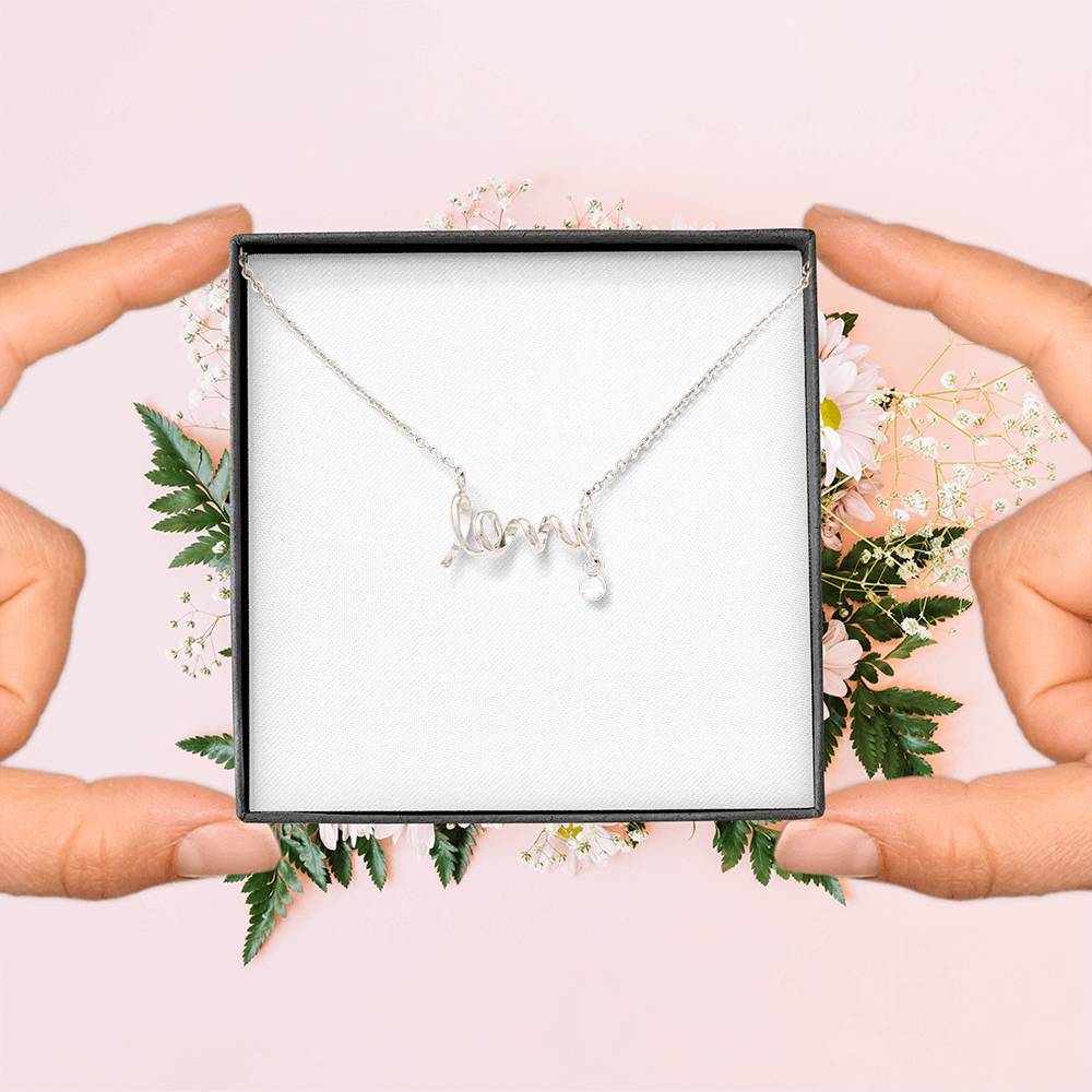 Written in the Stars – Personalized Scripted Love Necklace