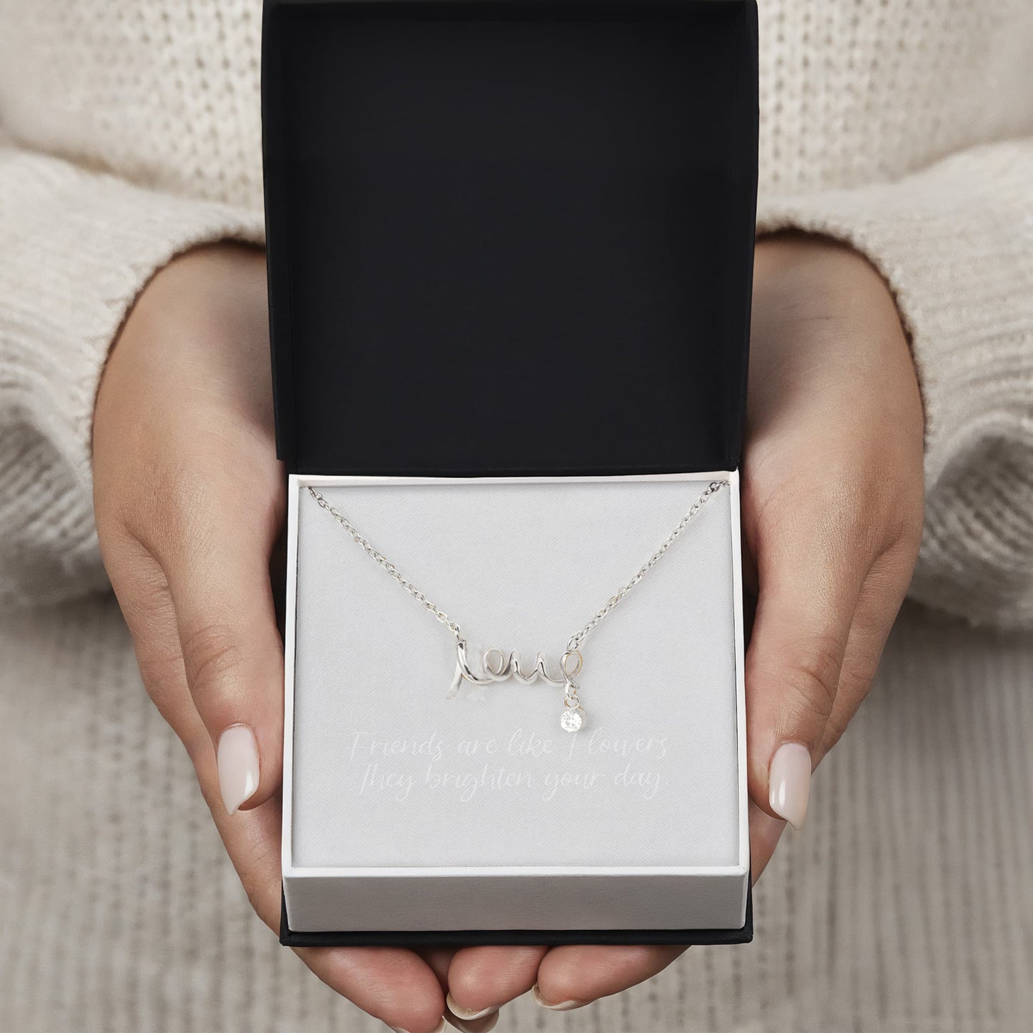 Love Spelled Out – Personalized Scripted Love Necklace