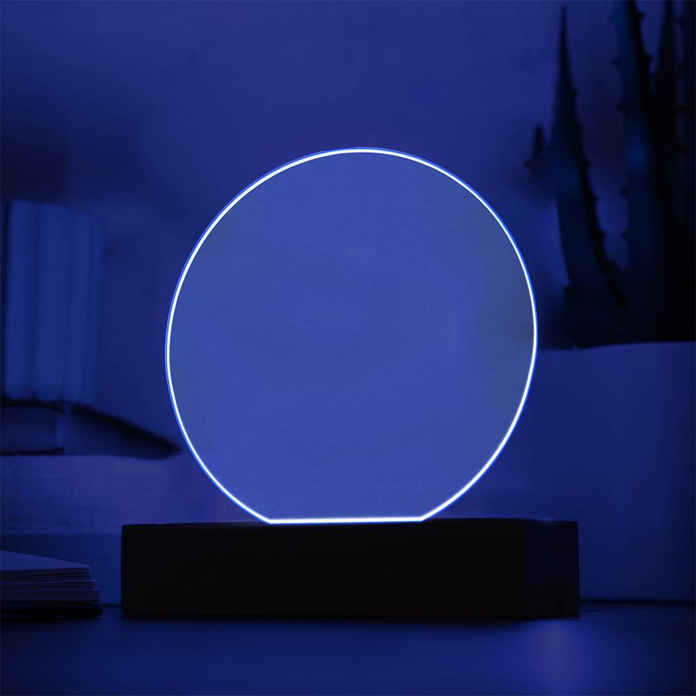 Full Circle Love – Acrylic Circle Plaque