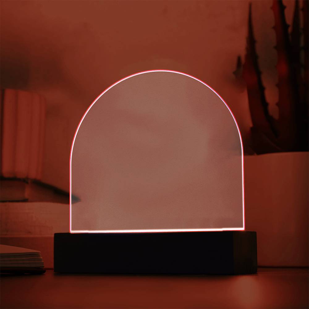 Love Under Glass – Acrylic Dome Plaque