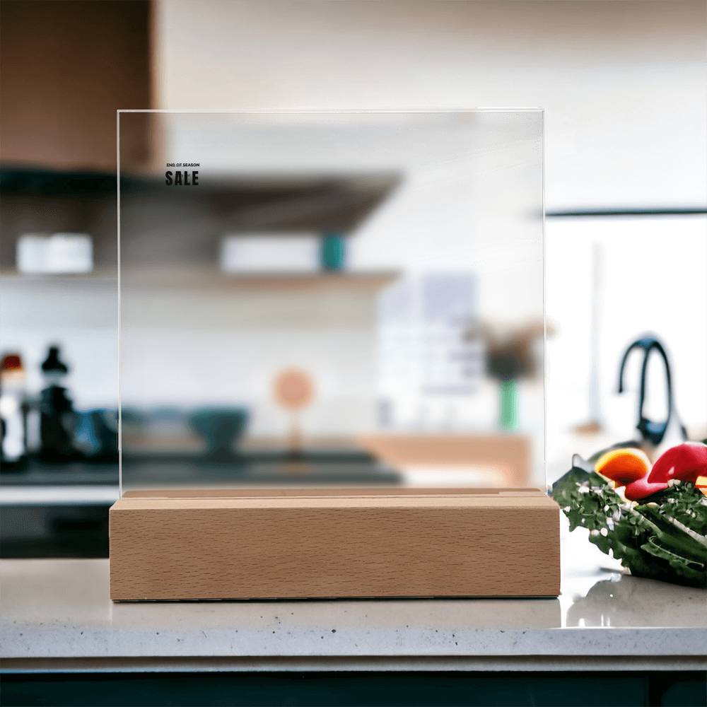Our Love on Display – Acrylic Square Plaque