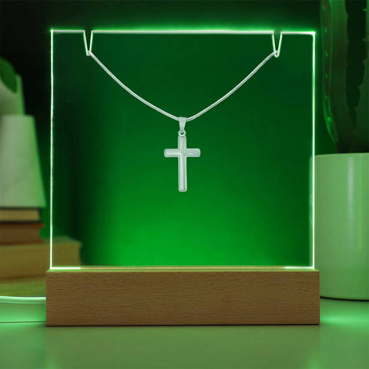 Faith Wrapped in Love – Acrylic & Cross Necklace Bundle