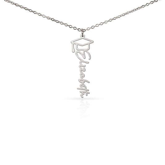This Moment Belongs to You – Graduation Cap Name Necklace