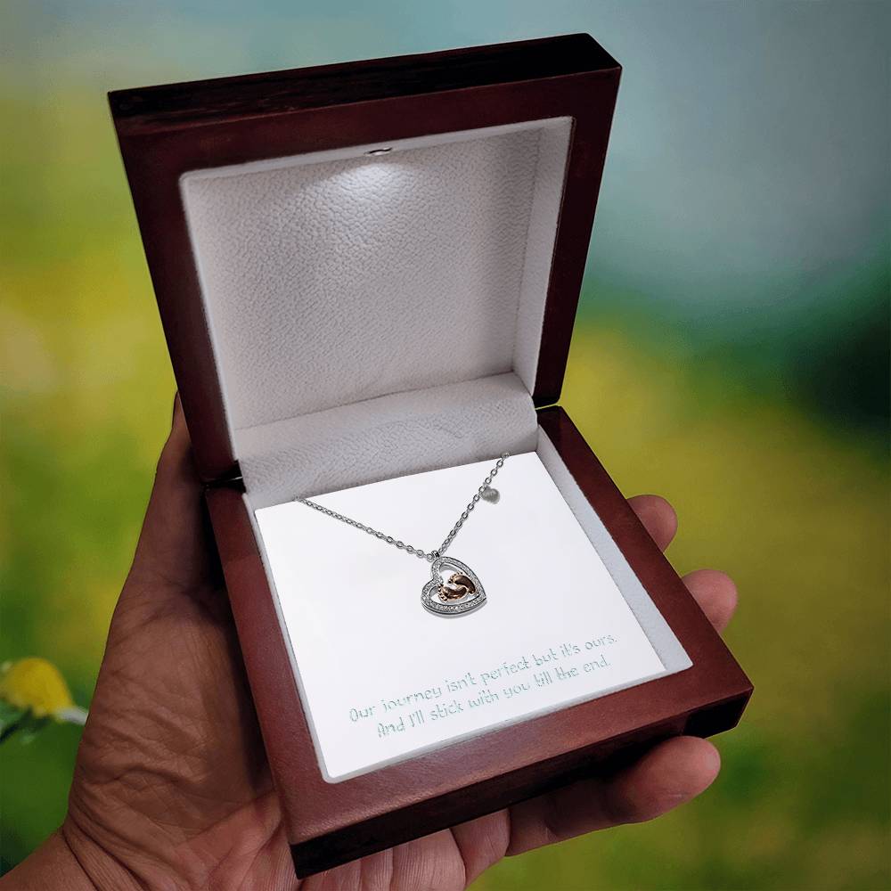Little Feet, Forever Love – Personalized Baby Feet Heart Necklace