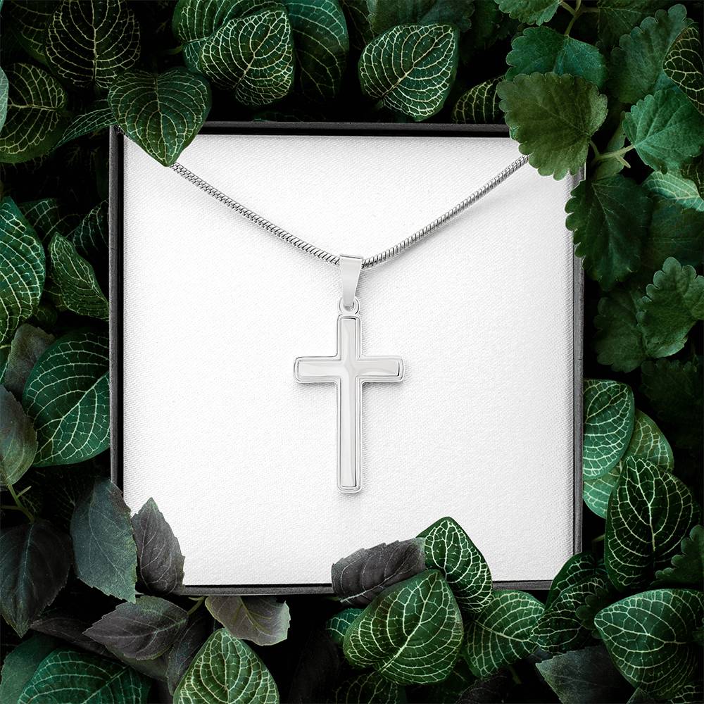 Guided by Grace – Cross Necklace with Snake Chain