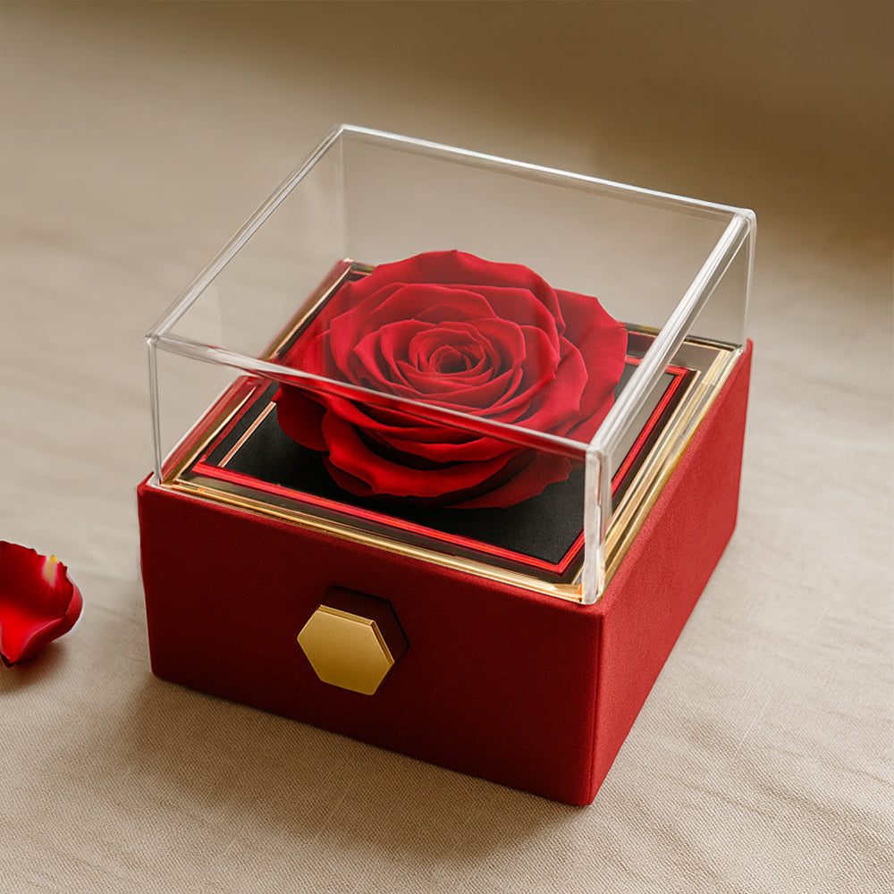 Beauty in Bloom – Alluring Beauty Rotating Rose Box