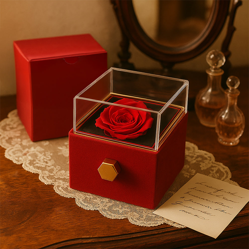 Beauty in Bloom – Alluring Beauty Rotating Rose Box