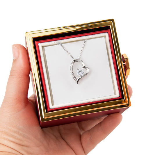Forever Love, Forever Bloom – Forever Love Rotating Rose Box