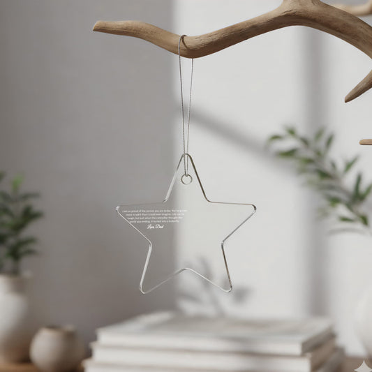 Starlight Keepsake – Acrylic Star Ornament