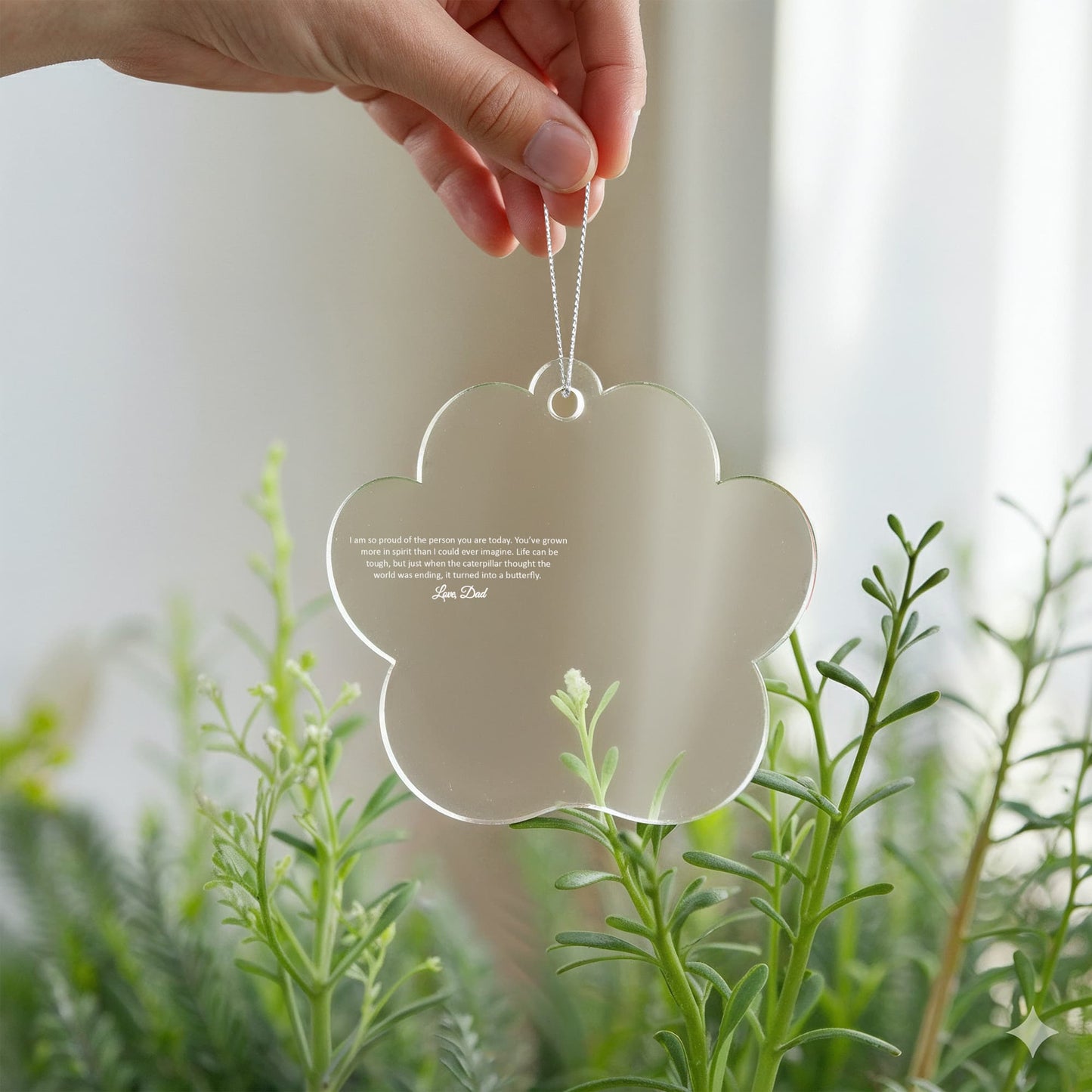 Paw Ornament Keepsake – Acrylic Paw Ornament