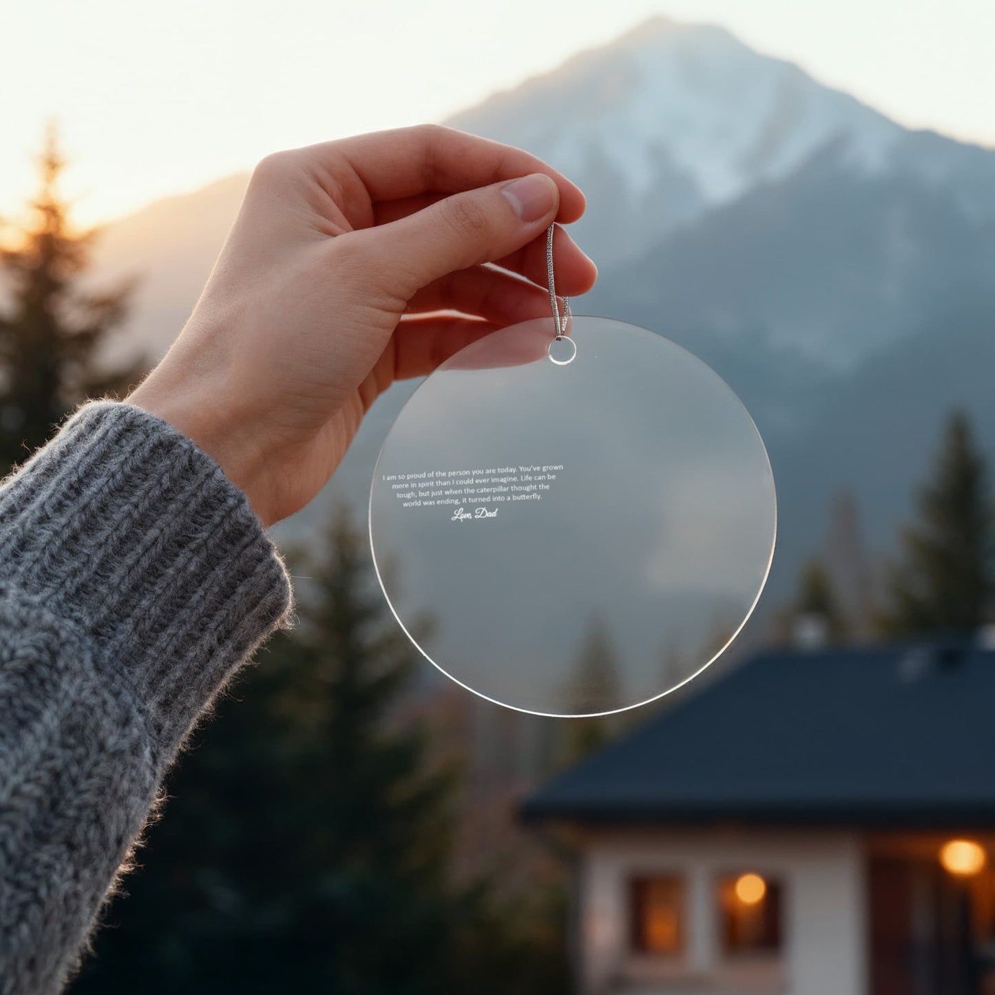 Circle of Seasons – Acrylic Circle Ornament