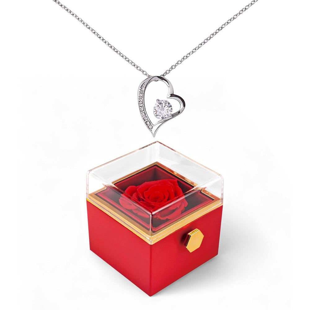 Blooming Forever – Forever Love Rotating Rose Box