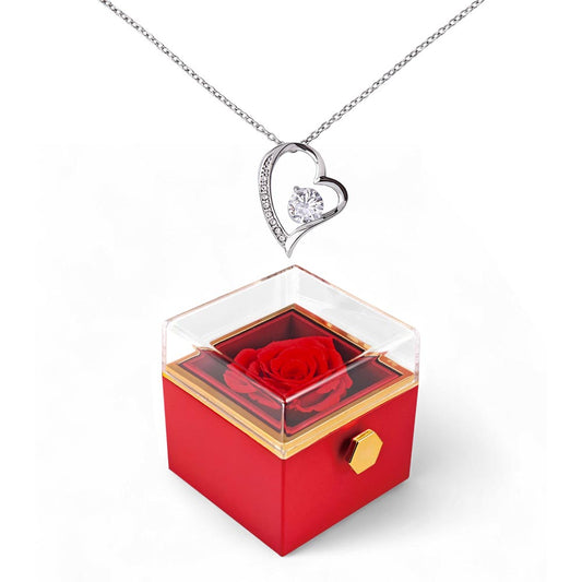 Blooming Forever – Forever Love Rotating Rose Box